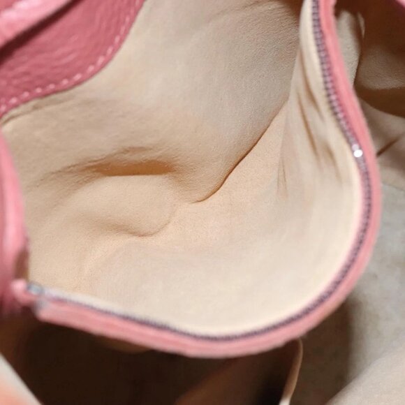 BOTTEGA VENETA INTRECCIATO Tote Bag Leather Pink 194900 Auth fm4370 - Picture 11 of 16